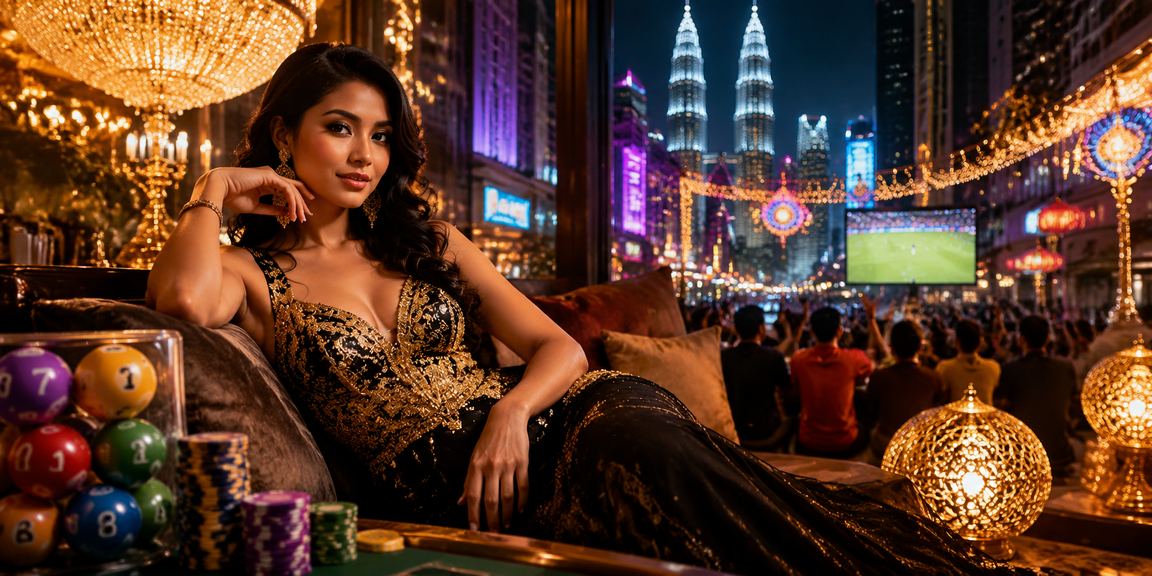 Pemain di Kuala Lumpur menyemak nombor loteri di gt7